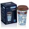 Image de DeLonghi Keramische Thermobeker 300ml DLSC064 - Blauw Bloemendessin