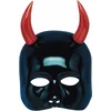 Image de Carnival Toys Verkleedmasker Duivel Zwart/rood One-size