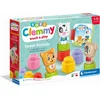 Image de Clementoni - kubussen en dieren zachte clemmy - 6 kubussen + 3 karakters + boek