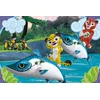 Image de Clementoni puzzel - XXL stukjes dieren Leo & Tig - 24 stukjes.