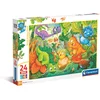 Image de Clementoni - Puzzel - 24 Maxi Stukjes - Schattige Dinosaurusen - Kinderpuzzel - Vanaf 6 Jaar