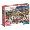 Image de Clementoni   Puzzel   1500 Stukjes   kerstmarkt   Puzzel Voor Volwassenen