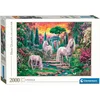 Image de Clementoni - Puzzel - 2000 Stukjes - Klassieke Tuin met Eenhoorns - Puzzel Voor Volwassenen