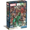 Image de Clementoni - Puzzel - 500 Stukjes - Marvel Compact Box - Puzzel Voor Kinderen en Volwassenen