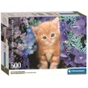 Image de Clementoni - Puzzel - 500 Stukjes - Rode kat - Puzzel Voor Volwassenen - High Quality Collection