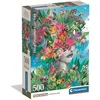 Image de Clementoni - Puzzel - 500 Stukjes - Hoofd in de Jungle - Puzzel Voor Volwassenen - High Quality Collection