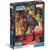 Image de Clementoni - Puzzel - 1000 Stukjes - Marvel Captain America - Compact Box