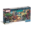 Image de Clementoni - Puzzel - 1000 Stukjes - Marvel Heroes vs Villains - Panorama Formaat - Compact Box