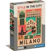 Image de Clementoni - Puzzel - 1000 Stukjes - Style in the City Milano - Puzzel Voor Volwassenen