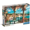 Image de Clementoni - Puzzel - 1000 Stukjes - Balkon Uitzicht op Meer van Como - Puzzel Voor Volwassenen - High Quality Collection
