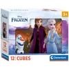 Image de Clementoni - 12 Blokken Puzzel - Disney Frozen - 6 afbeeldingen - Vanaf 3 jaar