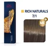 Image de Wella Professionals Koleston Perfect Me+ - Haarverf - 7/1 Rich Naturals - 60ml
