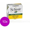 Image de Schesir Hond Blik Gelei 150 g - Hondenvoer - 10 x Kipfilet&Ham