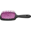 Image de Kleine Superbrush kleine borstel voor het ontwarren van haar Zwart-Fuchsia