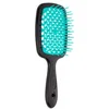 Image de Janeke Superbrush Ontwarborstel Zwart-Groen - Professionele Kwaliteit