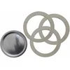Image de Bialetti Moka filterplaatje + rubber ringen - 1 kops