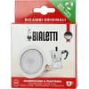 Image de Bialetti Filterplaatje & Siliconen Ring   Geschikt voor Brikka 4 kops en Moka Induction 6 kops   Origineel Reserveonderdeel