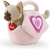Image de Trudi Knuffelkat In Tas Meisjes 29 Cm Pluche Roze/bruin