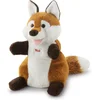 Image de Trudi - Puppets Handpop Vos 25 cm - Handgemaakt in Italie - Zacht pluche - Knuffeldier voor jongens en meisjes - Bruin Wit - 15x25x16 cm maat S