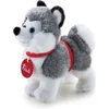 Image de Trudi Trudini Knuffel Hond Husky 15 cm - Hoge kwaliteit pluche knuffel - Knuffeldier voor jongens en meisjes - Grijs Wit - 8x15x15 cm maat XS