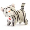 Image de Trudi Sweet Collection Knuffel Kat Poes 9 cm - Hoge kwaliteit pluche knuffel - Knuffeldier voor jongens en meisjes - Grijs - 5x8x9 cm maat XXS