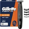 Image de Gillette Fusion One - Trimmer with One Blade - Hybrid Baardtrimmer en Scheerapparaat - Voor Gezicht en Lichaam