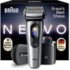 Image de Braun NEVO Elektrisch Scheerapparaat - met AeroTouch-technologie - Smart display - Inclusief 7in1 NEVO Care System - Reisetui met Stroomvoorziening - NEVO17000C - Zilver - Scheerapparaat voor Mannen