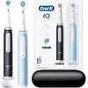 Image de Oral-B iO Series 3 Duo - Elektrische Tandenborstels - Zwart & Blauw - Reisetui
