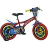 Image de Dino Paw Patrol - Kinderfiets 14 Inch - van 3-5 Jaar - met Zijwieltjes - Jongensfiets Rood