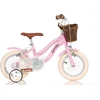 Image de Dino Bikes Retro Meisjesfiets 12 Inch Roze met Zijwieltjes   Meisjesfiets 3-5 Jaar