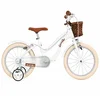 Image de Dino Bikes Retro Kinderfiets 16 Inch Wit met Zijwieltjes   Meisjesfiets 4-7 Jaar