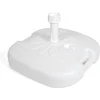 Image de Praktische Parasolvoet 45x45x18cm - Vulbaar - 16 liter   Wit   Zomer   Zon - Parasol