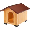 Image de Ferplast Hondenhok Domus Maxi 81 X 101 X 78 Cm Hout Bruin/beige