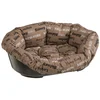 Image de Ferplast hondenmand met kussen sofa 4 bruin - 64x48xH25 cm