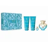 Image de Versace Dylan Turquoise Pour Femme Gift Set - Eau De Toilette Spray 100ml, Body Lotion 100ml, Shower Gel 100ml, Miniature Eau De Toilette 5ml