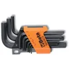 Image de 9-delige set haakse inbussleutels gebruneerd (art. 96N) met support 96N/SC9
