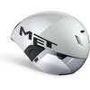 Image de MET Codatronca Fietshelm - Tijdrit - Maat L - White Silver Matt Glossy