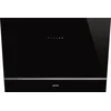 Image de SMEG KV28N - Wandafzuigkap - 80 cm - Zwart Glas - Schuine Afzuigkap - 666 m³/u - Touch Control - LED Verlichting - Energieklasse A