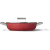 Image de Smeg hapjespan met deksel 28cm Rood CKFD2811RDM