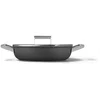 Image de Smeg Hapjespan met Glasdeksel CKFD2811BLM, 28cm zwart