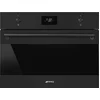 Image de SMEG SO4301M0N - Inbouw Grill-magnetron - 40 liter - 800 W - 45 cm - Zwart