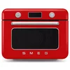 Image de SMEG COF01RDEU Vrijstaande Combi-Stoomoven - Stoomoven & Heteluchtoven - Air Fry - 30L - 10 Functies - 33 Automatische Recepten - Galileo Multicooking Technologie - '50s Style - Rood