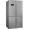 Image de SMEG FQ60XDAIE Amerikaanse Koelkast - 4 Deurs - 572 Liter - No Frost - MultiFlow Koeling - Nulgradenzone - Natural Plus Blue Light - RVS Anti-Vingerafdruk - Energieklasse E