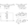 Image de Smeg Universal HOBD482D2 kookplaat Zwart Ingebouwd 83 cm Inductiekookplaat zones 4 zone(s) Inbouw afzuigkap