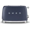 Image de SMEG TSF01NBEU Broodrooster - 2 Sleuven - 950W - 6 Bruiningsstanden - Ontdooifunctie & Opwarmfunctie - '50s style - Navy Blue