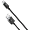Image de Cellularline Kabel USB-A naar USB-C 150cm - Gevlochten & Versterkt - Zwart
