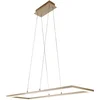 Image de BARD Hanglamp LED 1x52W/4680lm Rechthoekig Goud