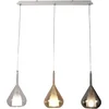 Image de Lila LED-hangende kroonluchter in metaal en borosilicaatglas 3481-48-297 Fabas Luce