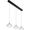 Image de Brena - Fabas Luce 3-lichts hanglamp - 30W dimbare LED - Transparant lineair design