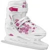 Image de Roces   Jokey Ice 3.0   IJshockeyschaatsen   Schaatsen Kinderen   Wit Roze   Verstelbaar 4 Maten & Comfort Warmvoering   Maat 30-33